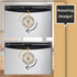 Clean Dirty Dishwasher Wooden Magnet With Vintage Soap Graphic-Laser Engraved